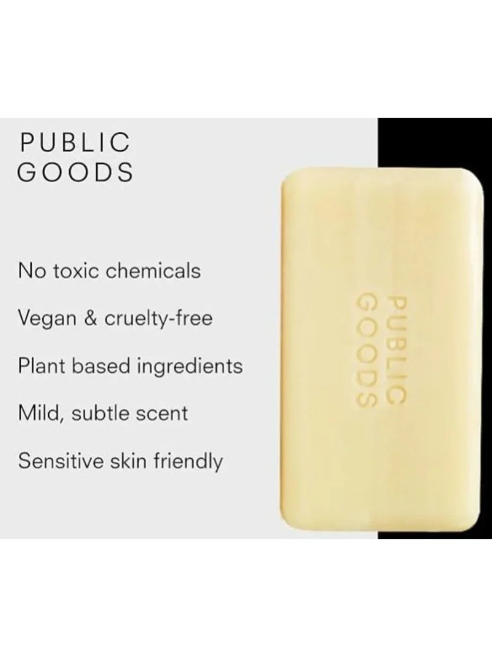 Public Good Bar Soap 5oz / 2- morning Google Eye Mask Brighten Protect NWT